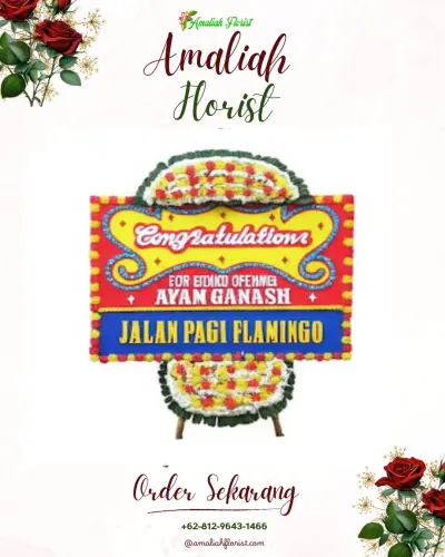 Bunga Papan Congratulation di Temanggung